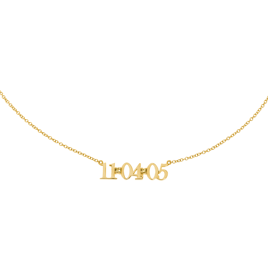 Gem Date Necklace