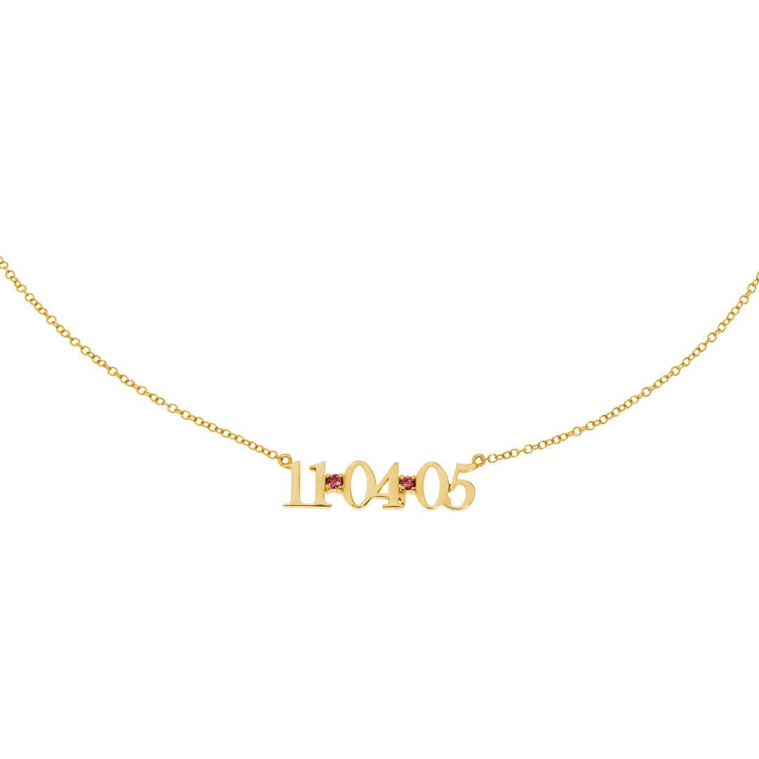 Gem Date Necklace