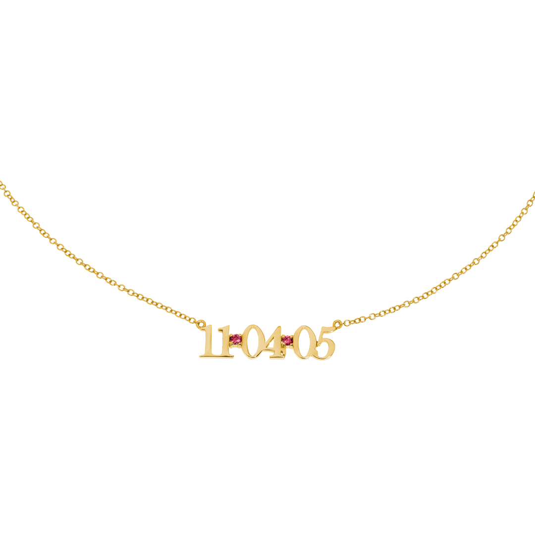 Gem Date Necklace