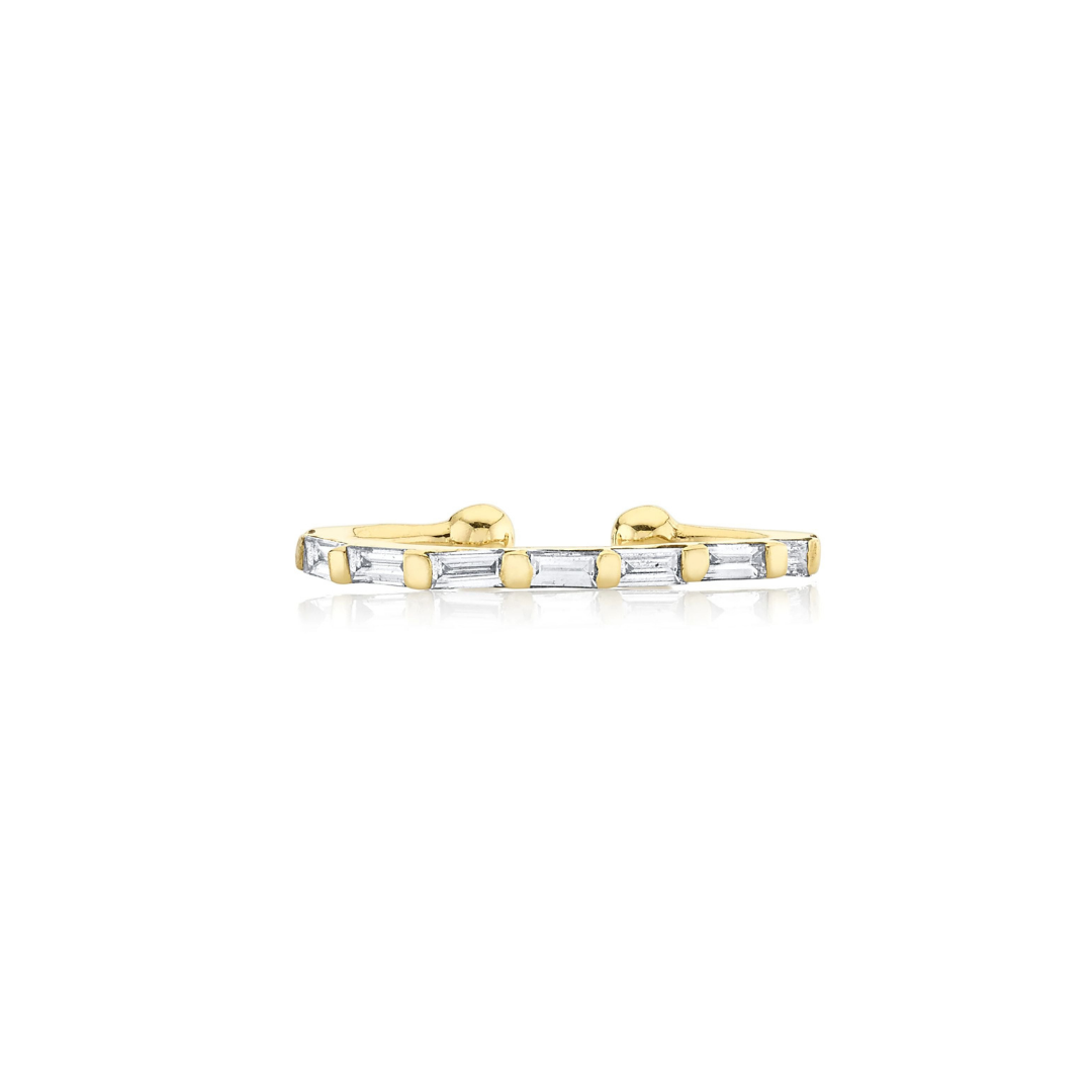 Baguette Diamond Cuff