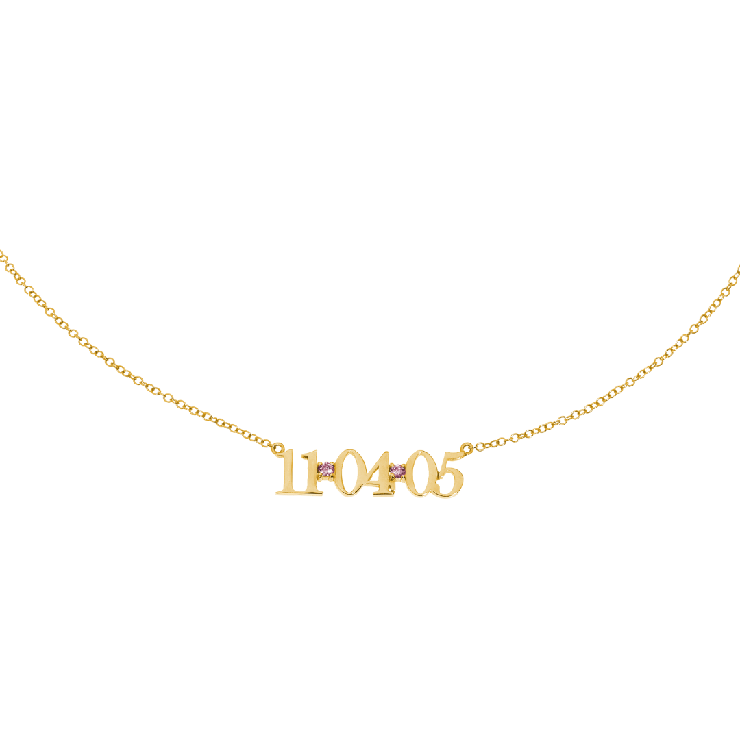 Gem Date Necklace