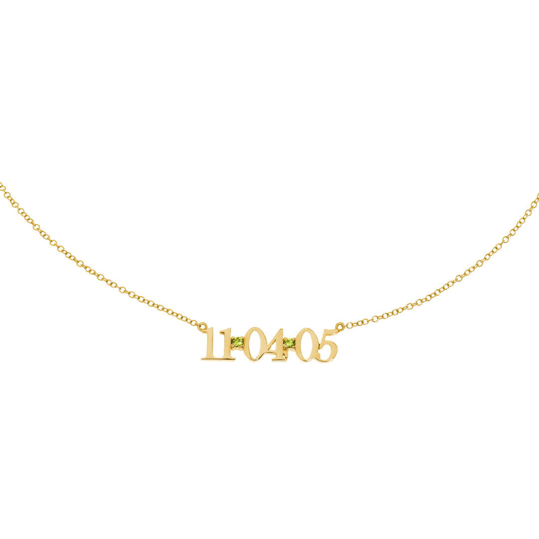 Gem Date Necklace