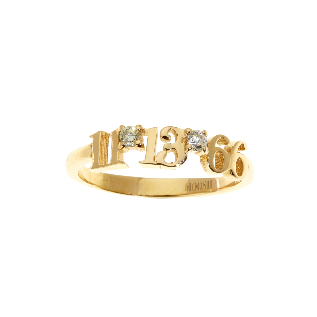 Diamond Date Ring