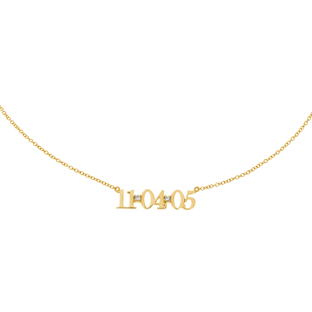 Gem Date Necklace