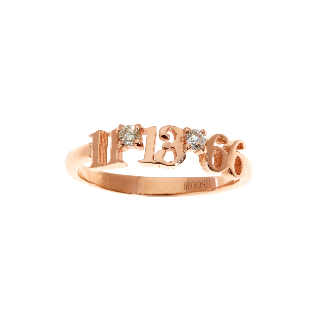 Diamond Date Ring