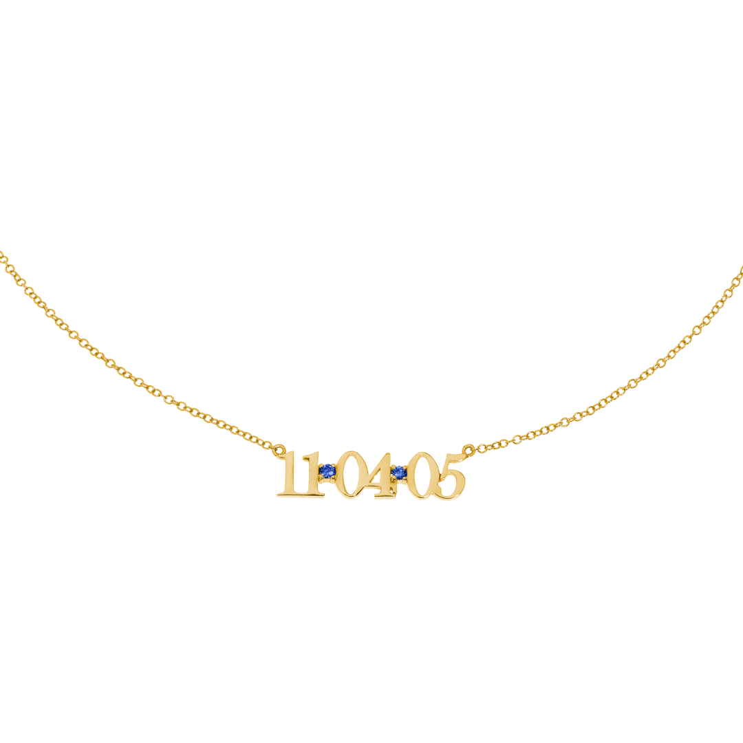 Gem Date Necklace