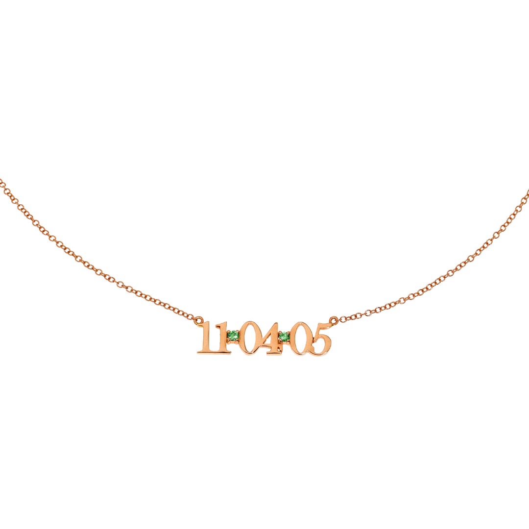 Gem Date Necklace