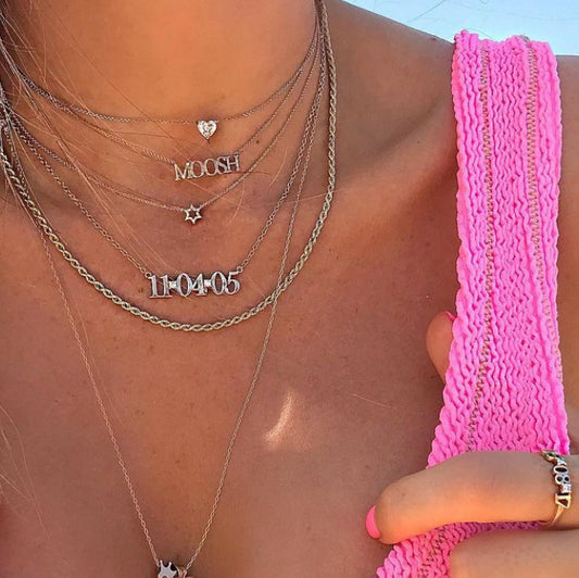 Diamond Date Necklace