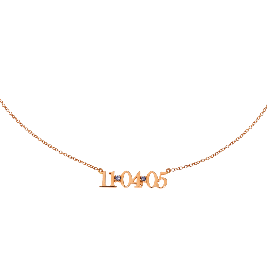 Gem Date Necklace