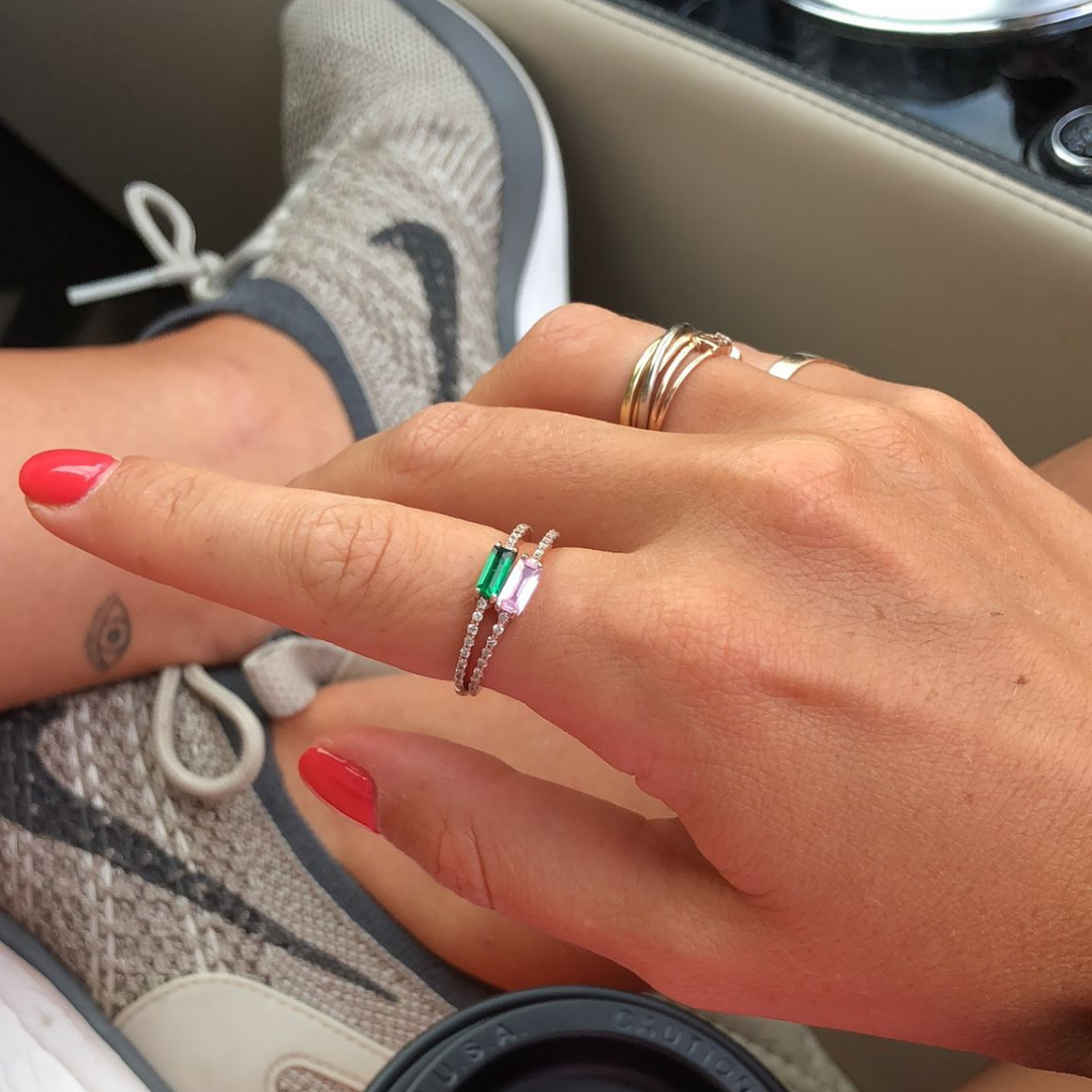 Baguette Gem Ring