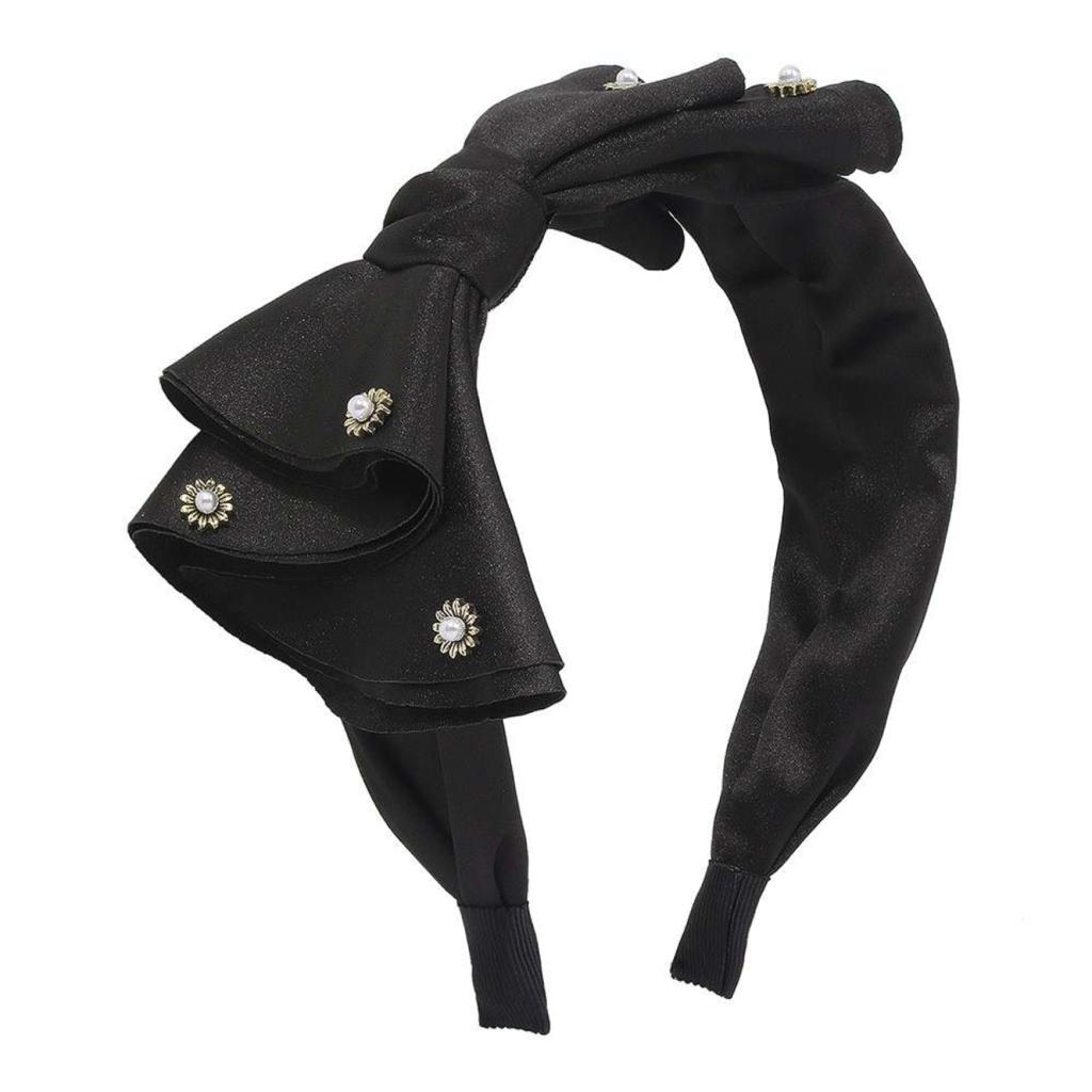 Black Bow Headband