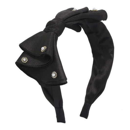 Black Bow Headband