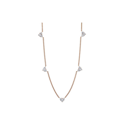 Lucky hearts Diamond Necklace