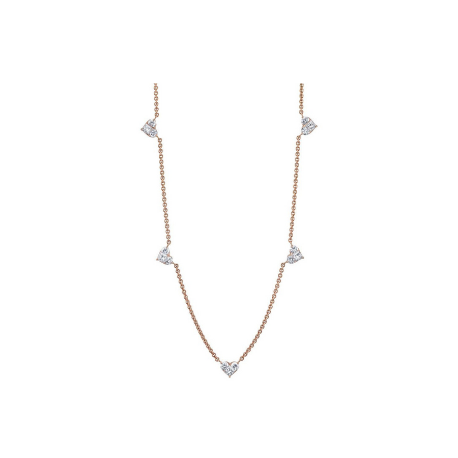 Lucky hearts Diamond Necklace