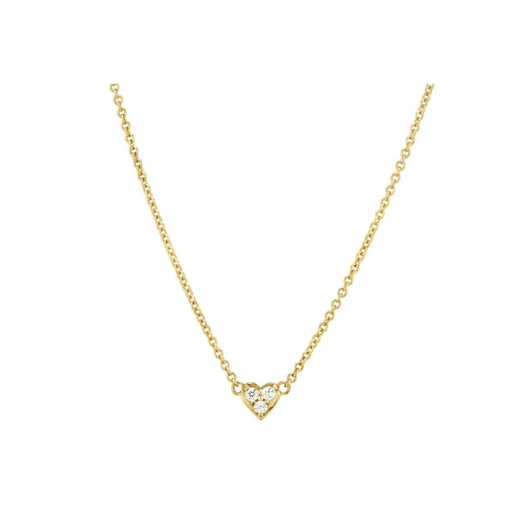Mini Diamond Heart Necklace