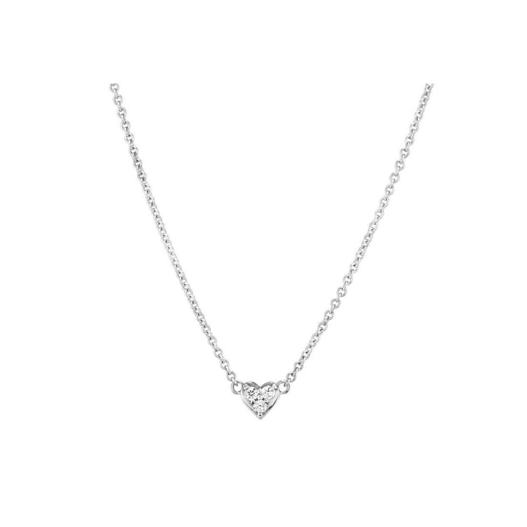 Mini Diamond Heart Necklace