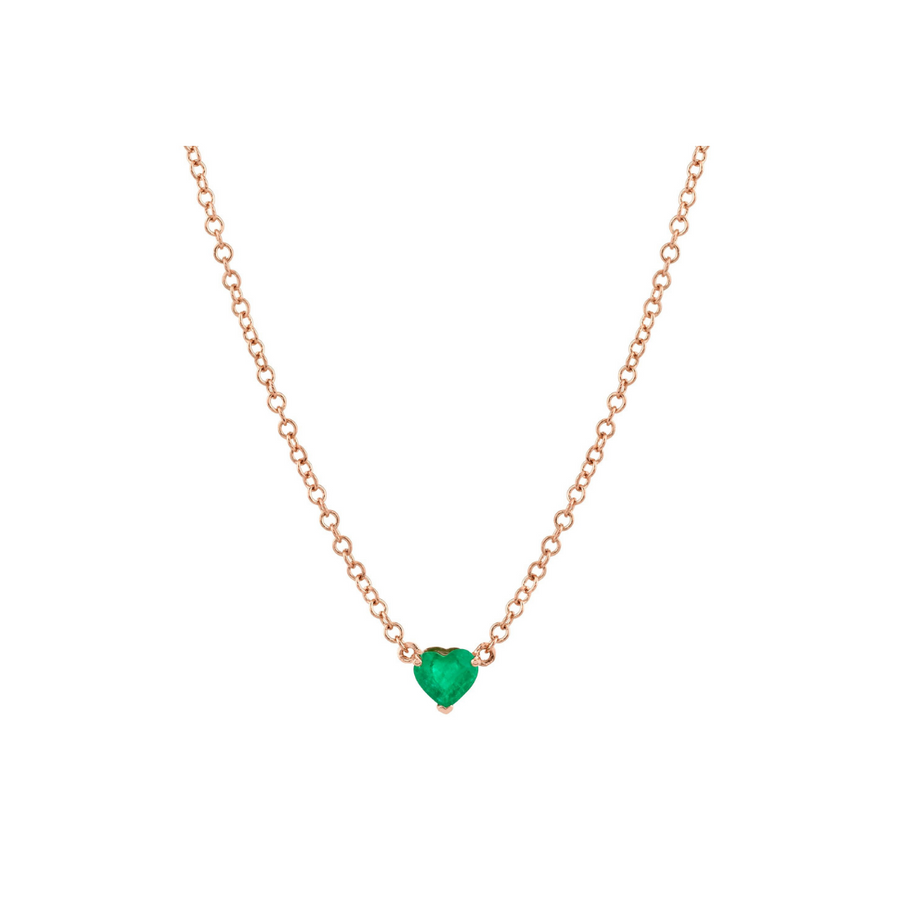 Emerald Heart Necklace